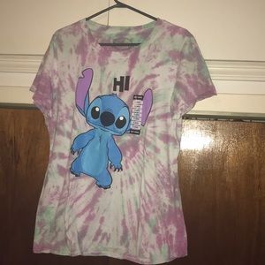 Super cute stitch tie dye T-shirt juniors XL